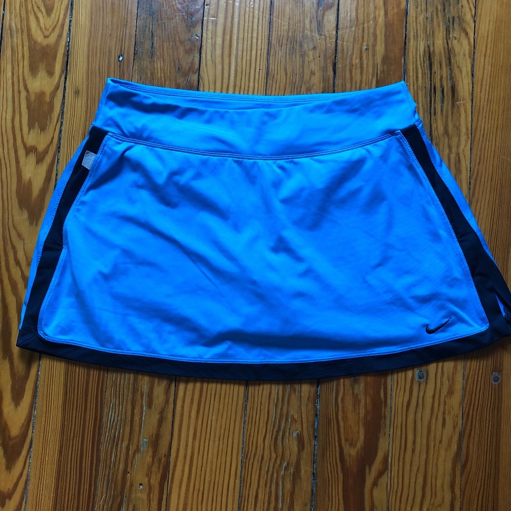 Nike Tennis Skirt/Skort, Royal Blue and Navy, Size Medium